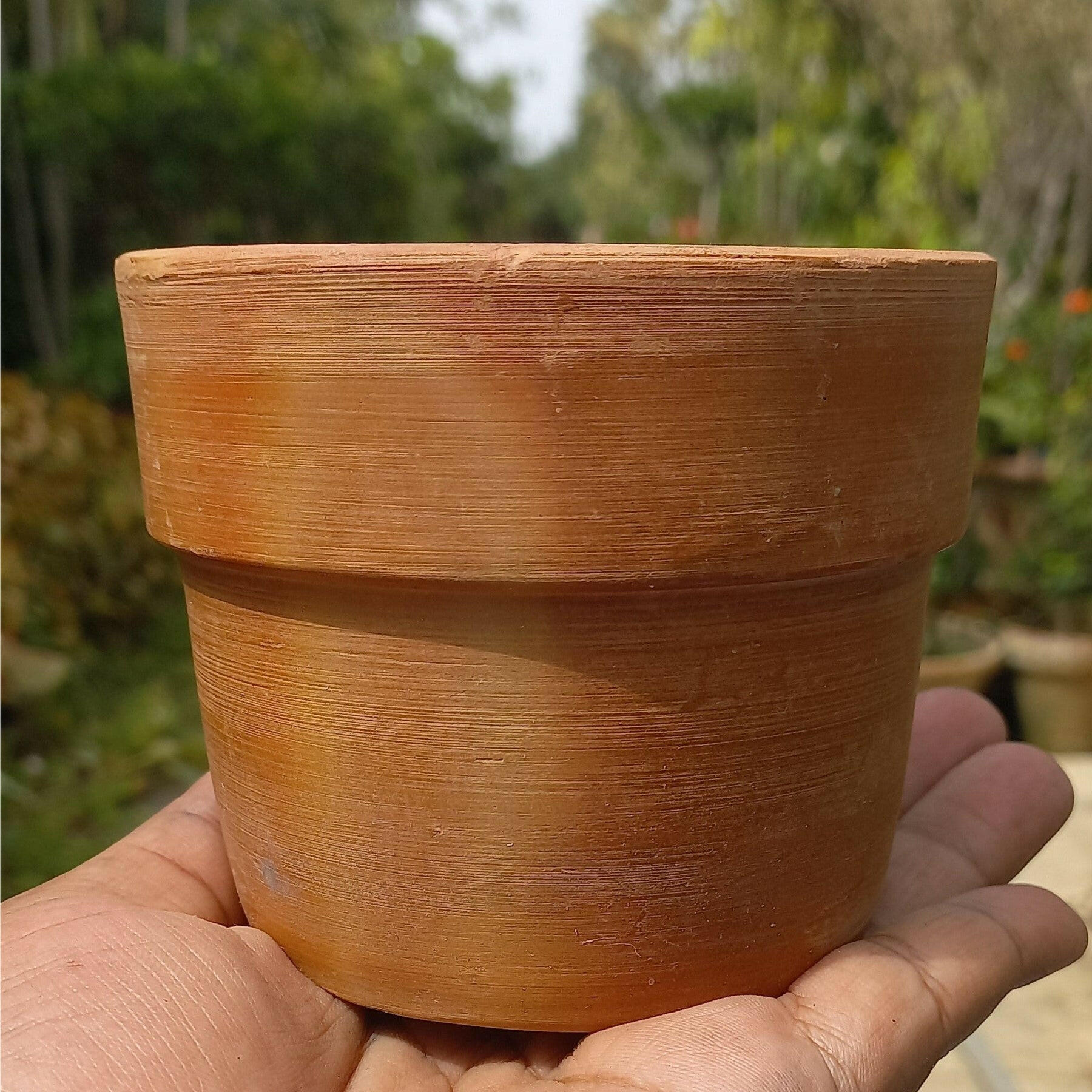 Terracotta pot 3in. 2pc. - Shalamar Nurseries & LandscapersShalamar Nurseries & Landscapers