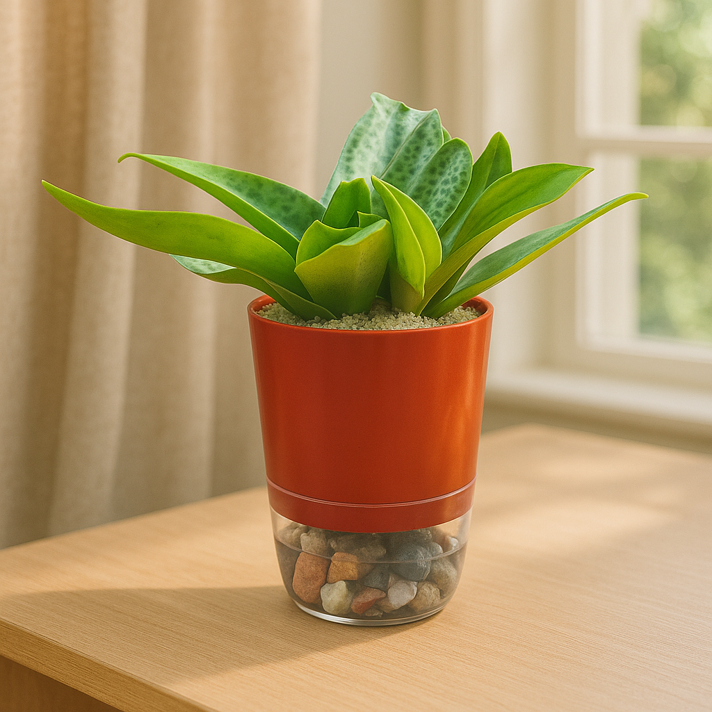 Plants In Self Watering Pots