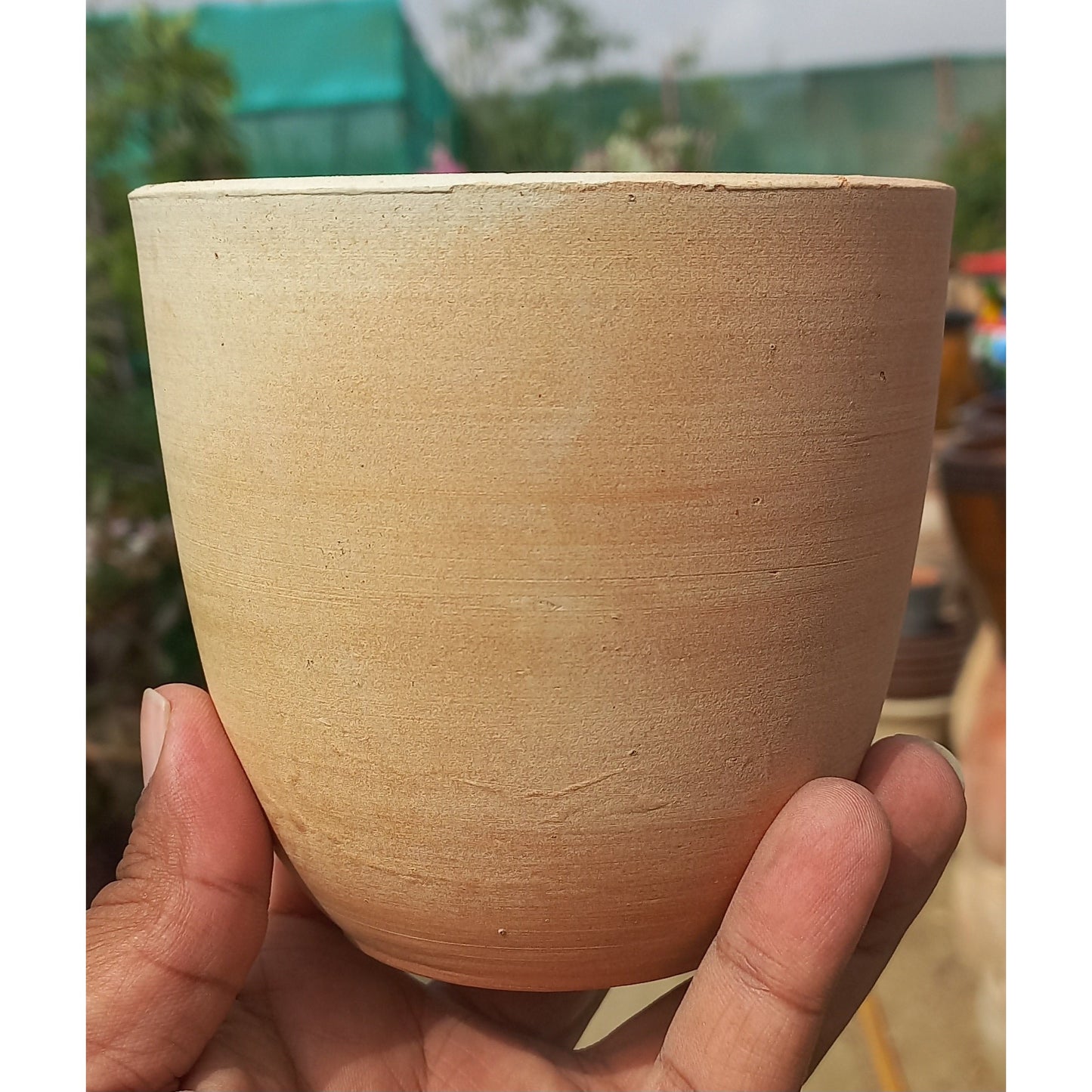 Terracotta pot 4
in. 2 Pieces