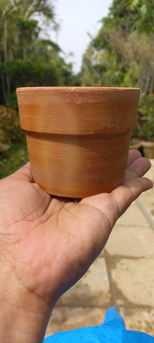 Terracotta pot 3in. (2 Pieces)