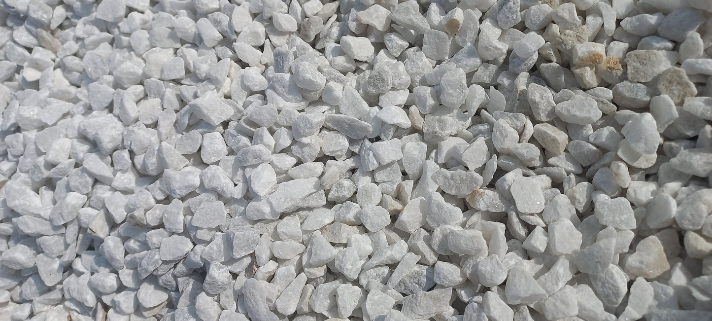 Decorative pebbles for top dressing