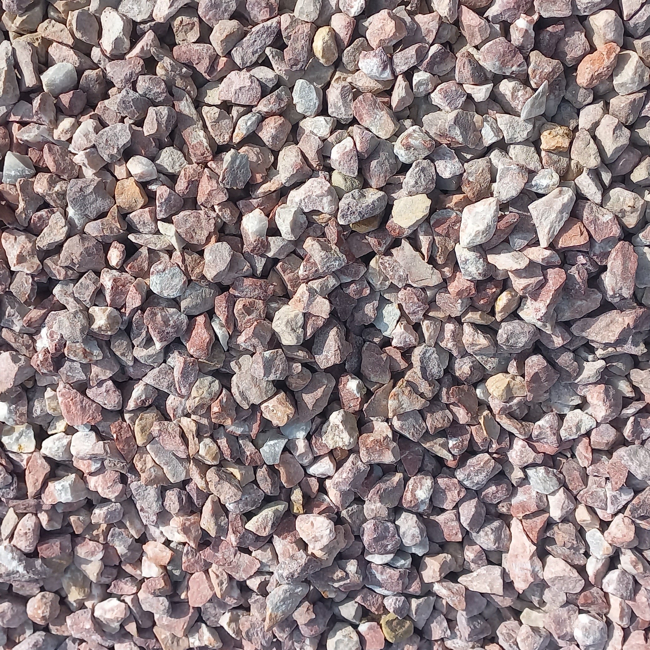 Decorative pebbles for top dressing