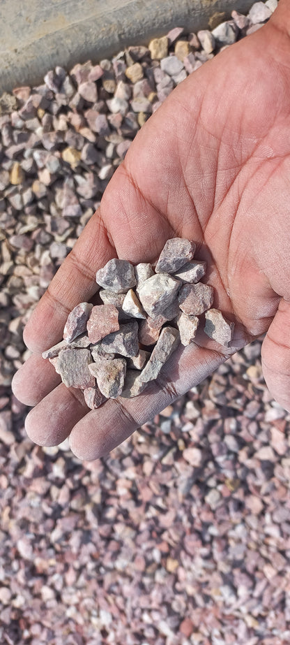 Decorative pebbles for top dressing