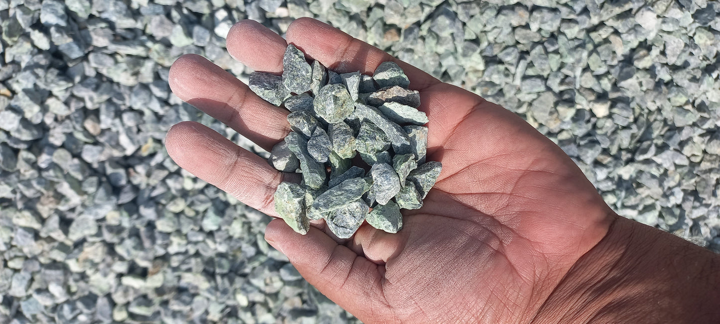 Decorative pebbles for top dressing