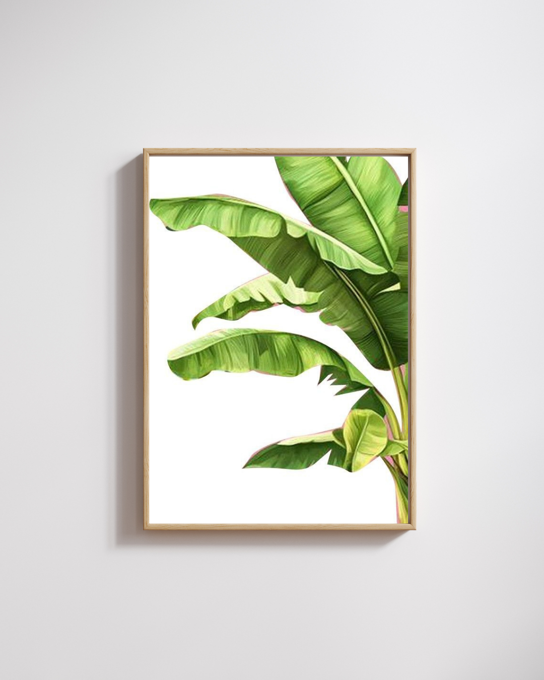 Traveller's Palm Leaves HD Wall Frame