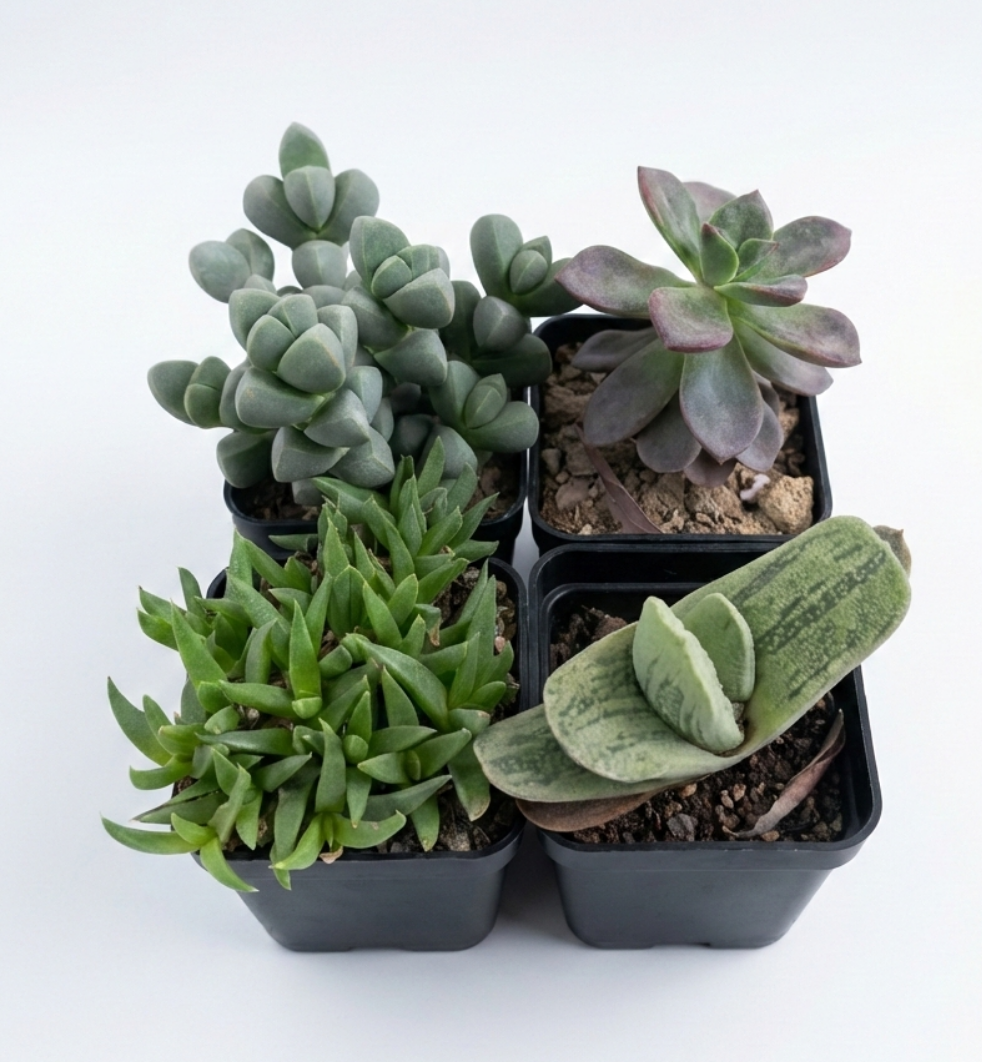 Assorted Succulents Pack of 4