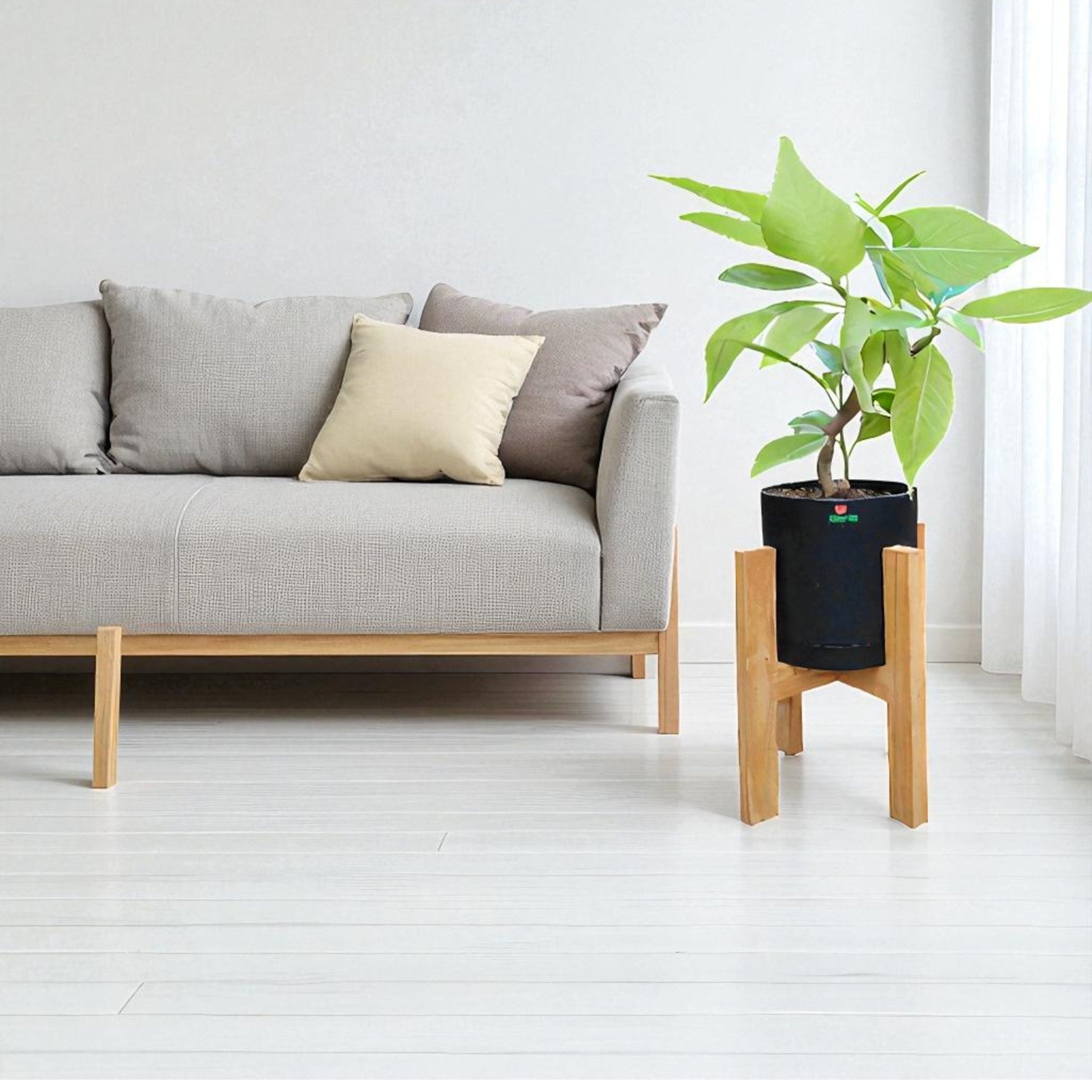 Wooden stand