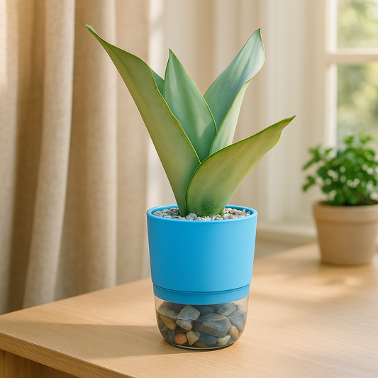 Sansevieria trifasciata  moonshine (Snake Plant Silver / Moonshine)