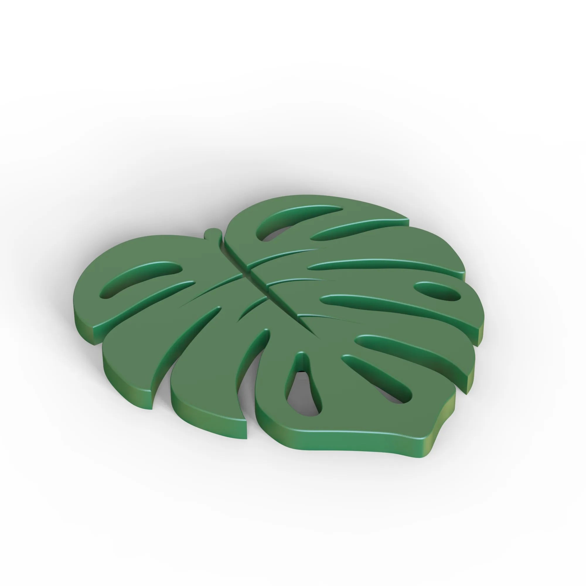 Monstera Leaf Coaster set of 2