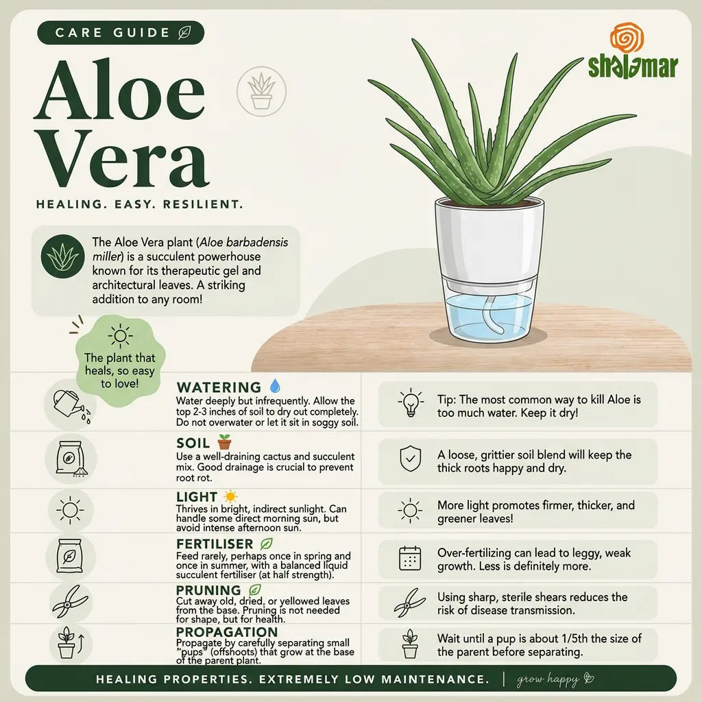 Aloe Vera Care Guide - Shalamar Nurseries