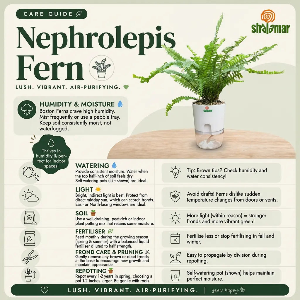 Nephrolepis Fern Care Guide - Shalamar Nurseries