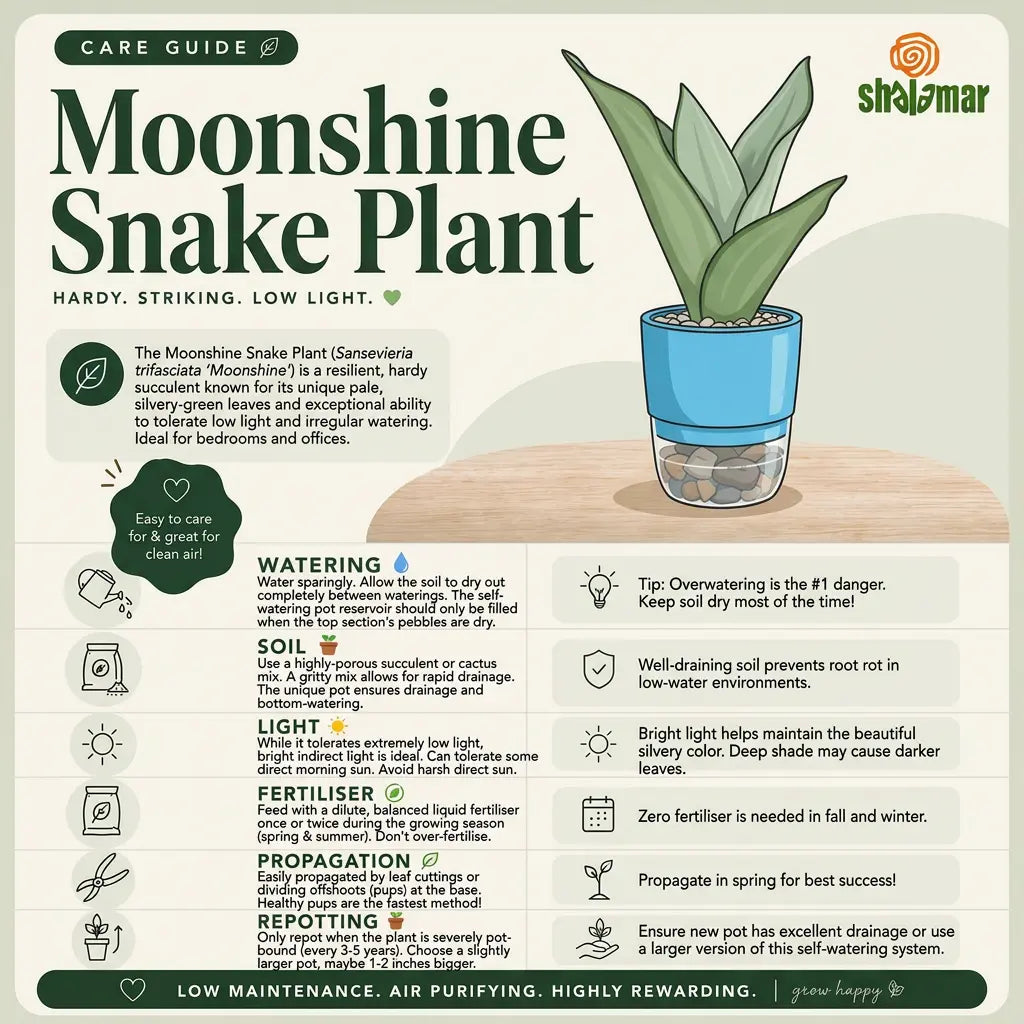 Moonshine Snake Plant Care Guide - Shalamar Nurseries