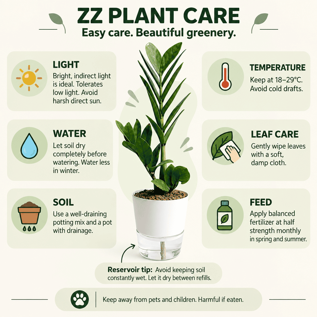 ZZ Plant Care Guide - Shalamar Nurseries