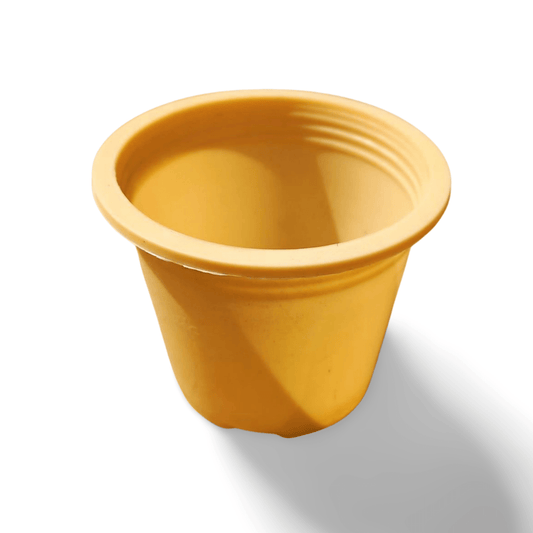 Plastic Pots Glass Shaped with drain holes - Shalamar Nurseries & LandscapersShalamar Nurseries & Landscapers