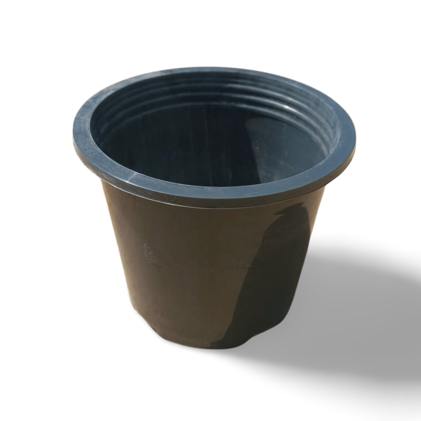 Plastic Pots Glass Shaped with drain holes - Shalamar Nurseries & LandscapersShalamar Nurseries & Landscapers