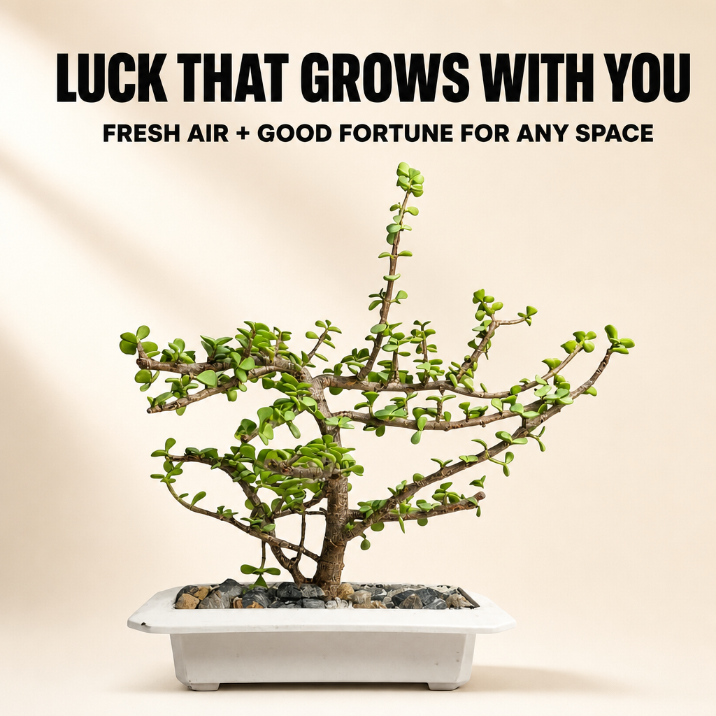 Lucky Jade Bonsai - Luck that grows with you