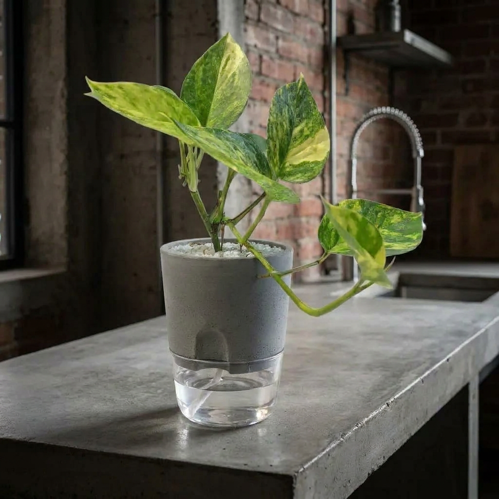 Pothos Grey Pot Variation