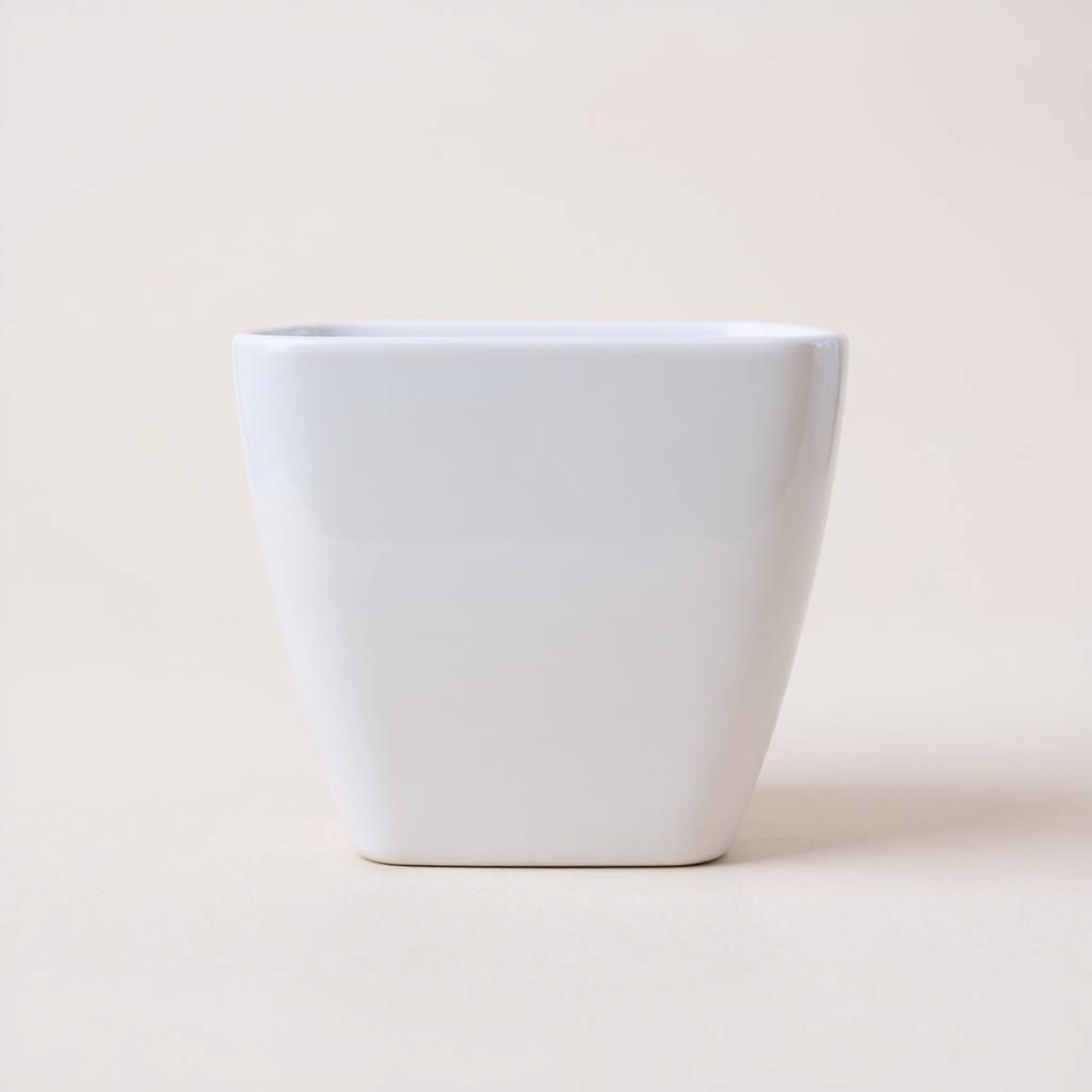 Set of 2 Melamine Plastic Pots